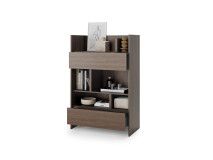Bibliothèque CONCEPTION PRO 138 cm blanc/chêne dunin