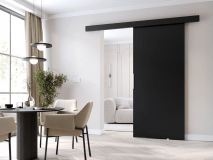 Porte coulissante CLENATO 86 cm noir