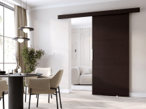 Porte coulissante CLENATO 106 cm wengué