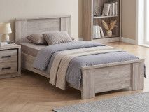 Lit ELZA 90x200 chêne gris