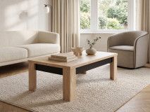 Table basse ERA 120 cm chêne ivoire