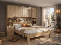 Lit pont RIGA 160x200 cm sonoma