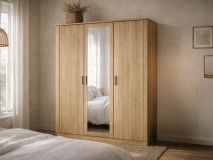 Armoire RIGA 3 portes sonoma