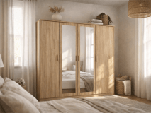 Armoire RIGA 4 portes sonoma