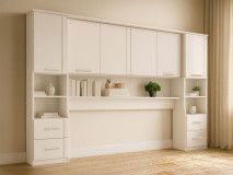 Pont de lit RIGA 160 cm blanc sans fond