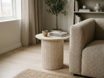 Table basse LARUSSO 50 cm travertin