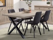 Table repas TORYKA 200 cm chêne plage