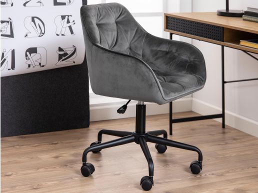 Chaise de bureau BROOKY gris