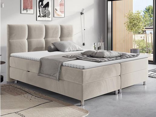 Boxspring ANDROS 140x200 cm ivoire