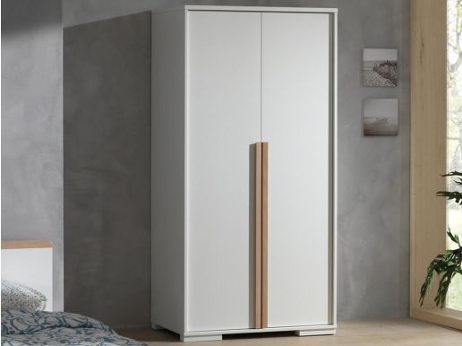 Armoire LONELY 2 portes blanc