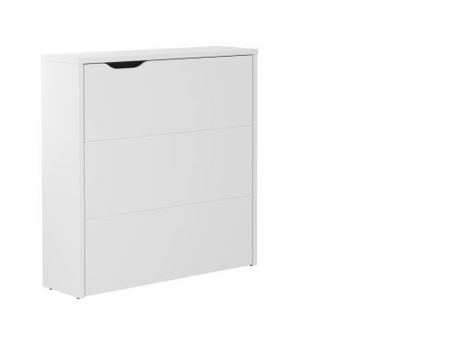 Bureau escamotable CONCEPTION SLIM blanc droite