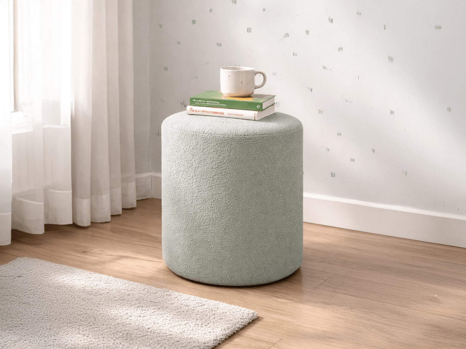 Pouf MOWGLI vert olive